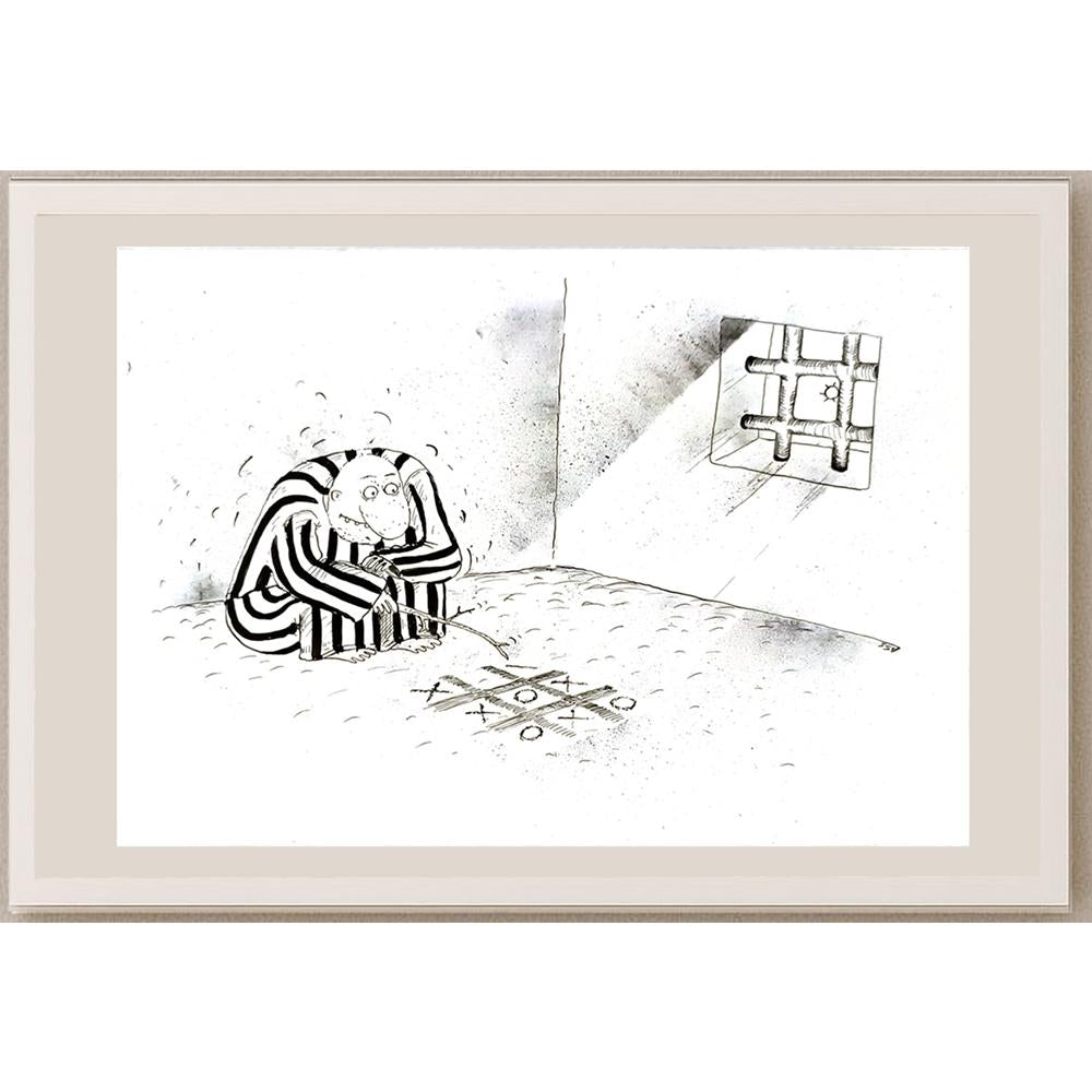 Sokolov Sergey 43x30cm Orijinal Karikatür BOD04509