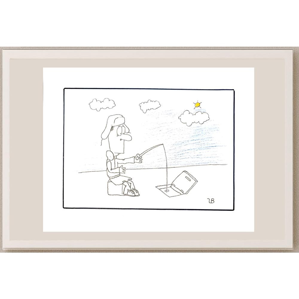 Vanya Bychkov 43x30cm Orijinal Karikatür BOD04510