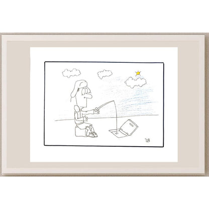 Vanya Bychkov 43x30cm Orijinal Karikatür BOD04510