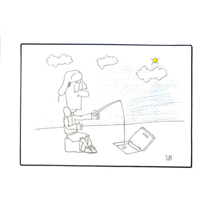 Vanya Bychkov 43x30cm Orijinal Karikatür BOD04510
