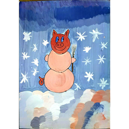 Anton Shpakov 43x30cm Orijinal Karikatür BOD04512