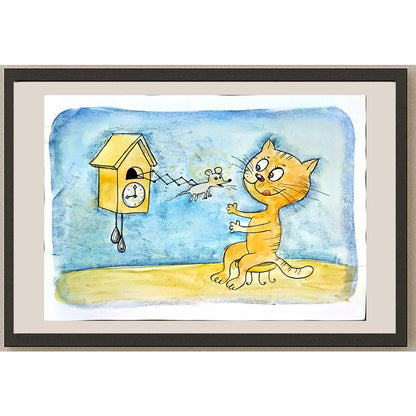 Alena Samsonova 43x30cm Orijinal Karikatür BOD04514