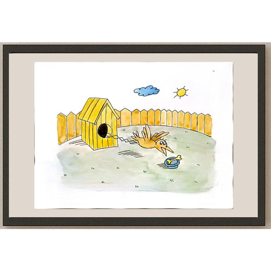 Misha Karmanov 43x30cm Orijinal Karikatür BOD04516