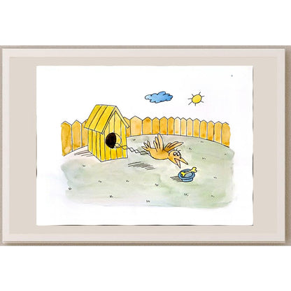 Misha Karmanov 43x30cm Orijinal Karikatür BOD04516