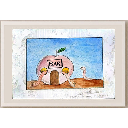 Shaihislamova Nelli 43x30cm Orijinal Karikatür BOD04517