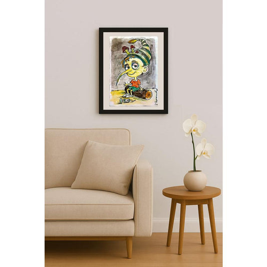 Chernyshev Nickolay 43x30cm Orijinal Karikatür BOD04519