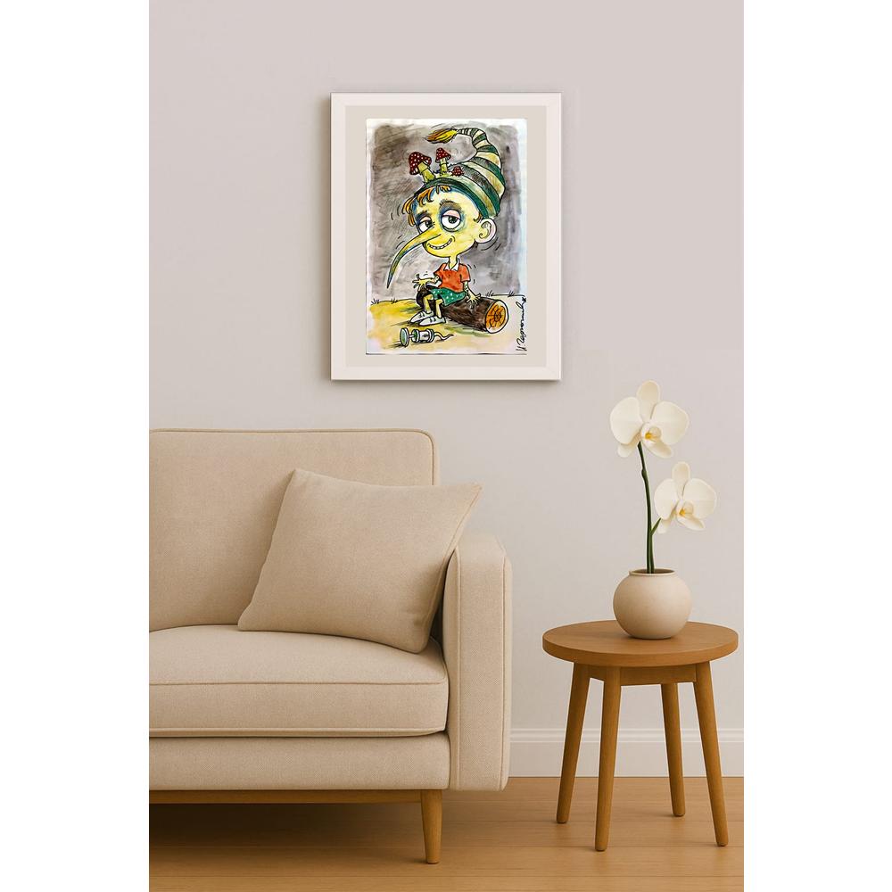 Chernyshev Nickolay 43x30cm Orijinal Karikatür BOD04519