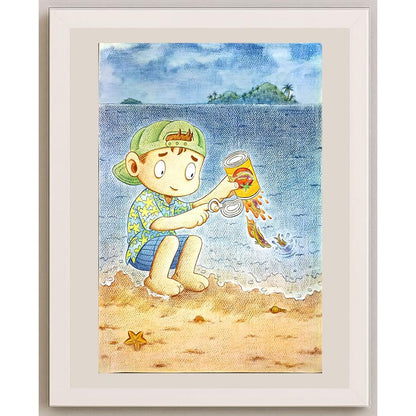 Benjasit Tumying 43x30cm Orijinal Karikatür BOD04522