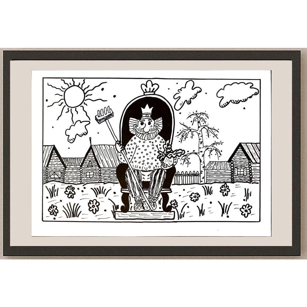 Victoria Evtikhieva 29x21cm Orijinal Karikatür BOD04531