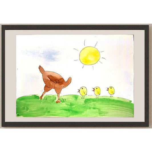 Polina Beloborodova 29x21cm Orijinal Karikatür BOD04532