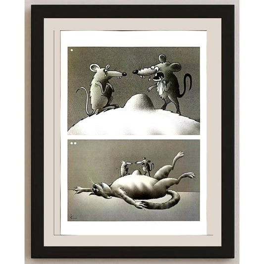 Ilya Katz 29x21cm Orijinal Karikatür BOD04543