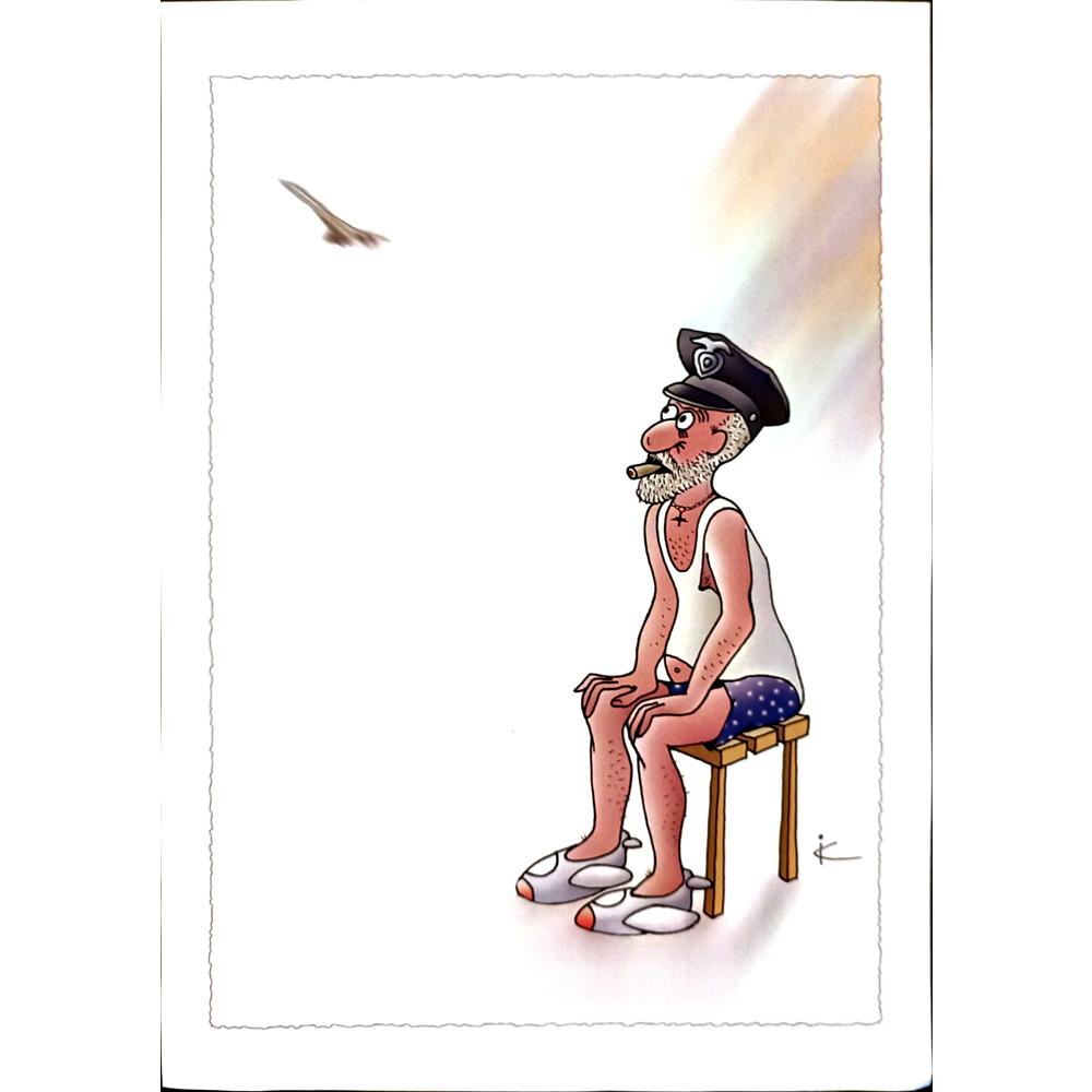 Ilya Katz 29x21cm Orijinal Karikatür BOD04545