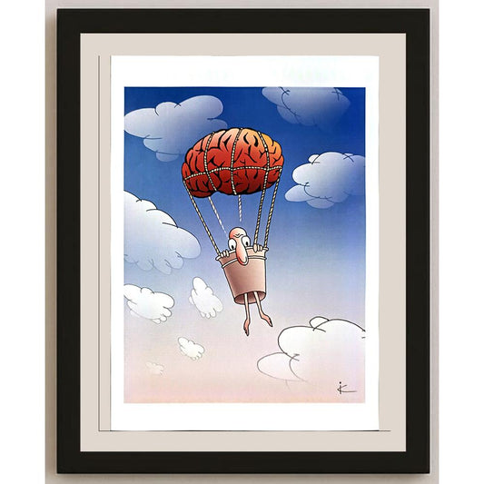Ilya Katz 29x21cm Orijinal Karikatür BOD04546