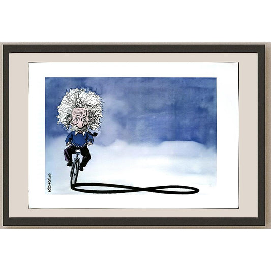 Michel Kichka 43x30cm Orijinal Karikatür BOD04554