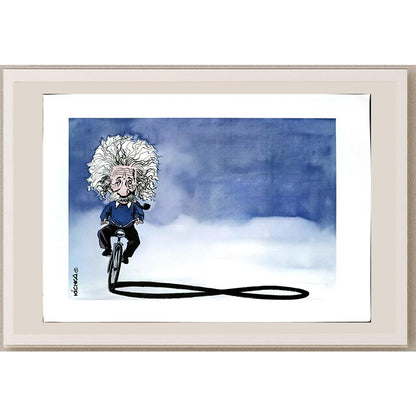 Michel Kichka 43x30cm Orijinal Karikatür BOD04554