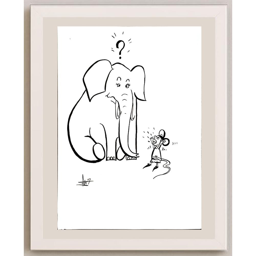 Marija Toskovic 43x30cm Orijinal Karikatür BOD04558