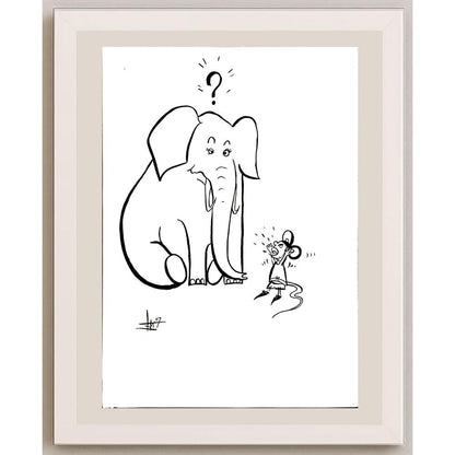 Marija Toskovic 43x30cm Orijinal Karikatür BOD04558