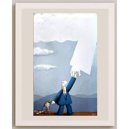 Marcio Lette Silva 43x30cm Orijinal Karikatür BOD04563