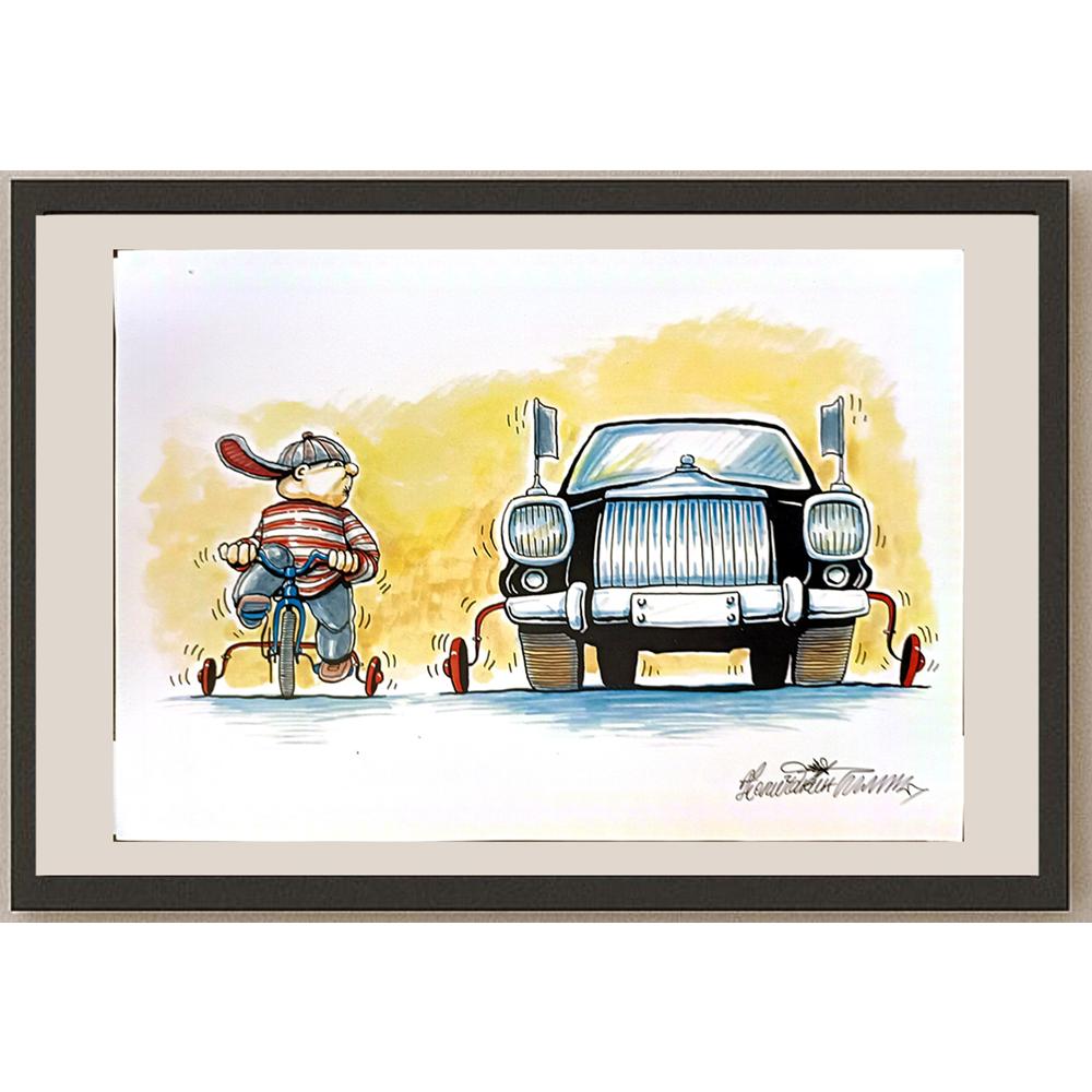 Goran Celicanin 29x21cm Orijinal Karikatür BOD04568
