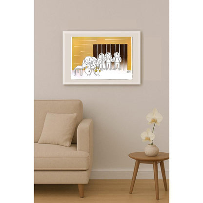 Altan Özeskici 35x25cm Orijinal Karikatür BOD04571