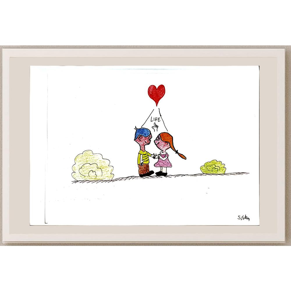 Severin Sikanja 29x21cm Orijinal Karikatür BOD04574
