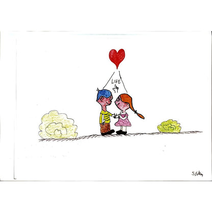 Severin Sikanja 29x21cm Orijinal Karikatür BOD04574