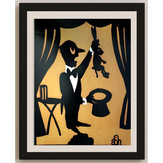 Abraham Averbuch Ash 26x19cm Orijinal Karikatür BOD04579