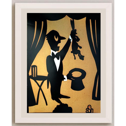 Abraham Averbuch Ash 26x19cm Orijinal Karikatür BOD04579