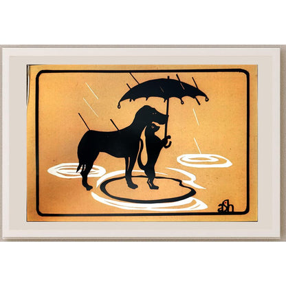 Abraham Averbuch Ash 29x21cm Orijinal Karikatür BOD04581