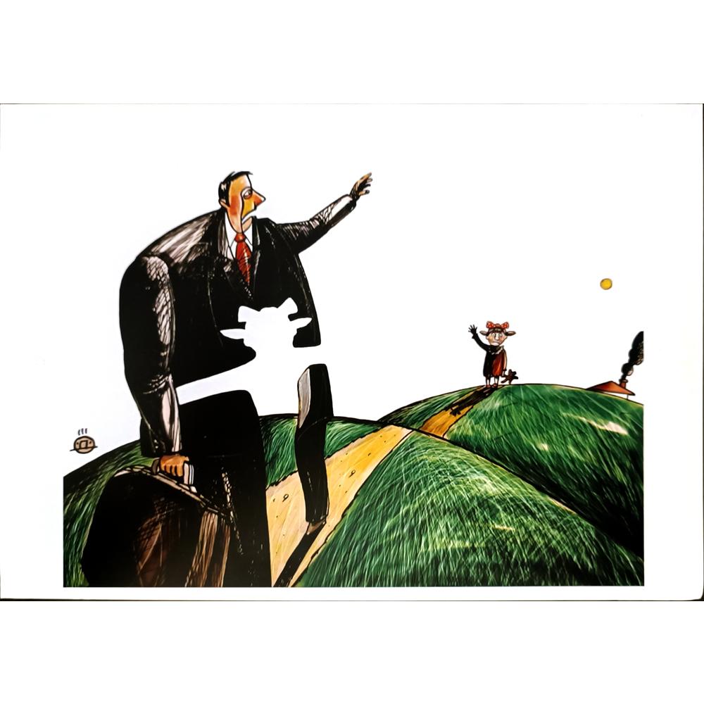 Darko Drlevic 29x21cm Orijinal Karikatür BOD04582