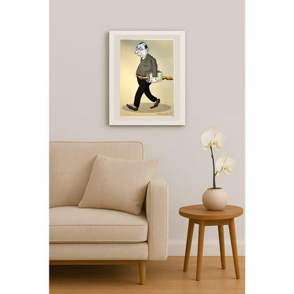 Abbas Naaseri 29x21cm Orijinal Karikatür BOD04584