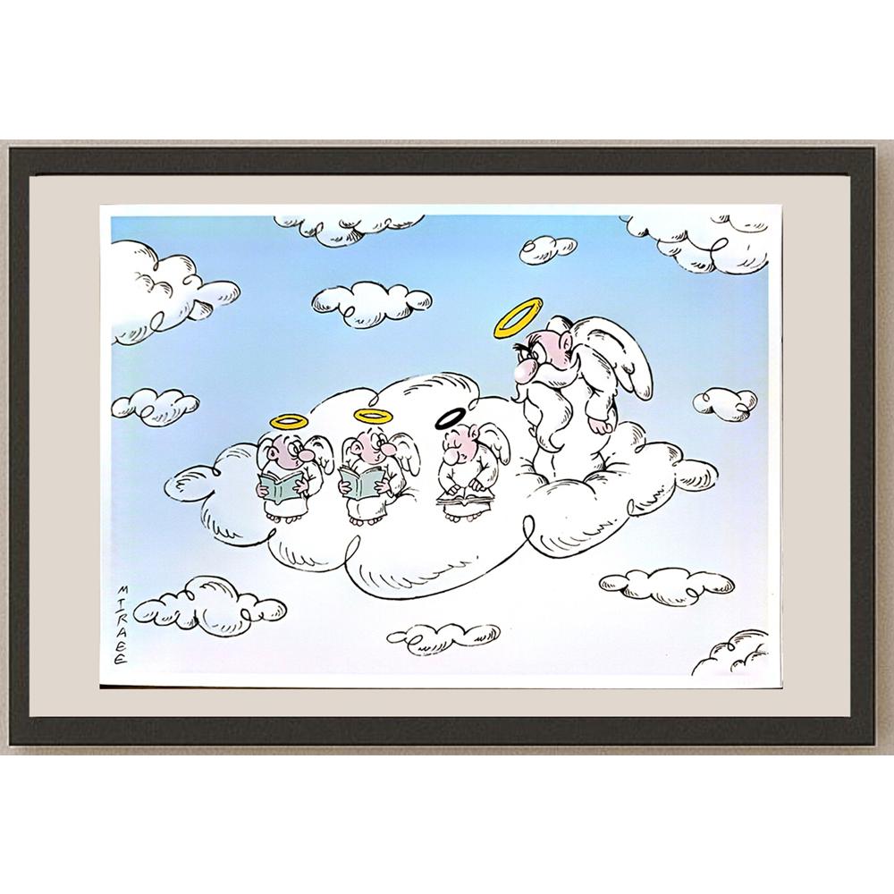 Ali Miraee 29x21cm Orijinal Karikatür BOD04589