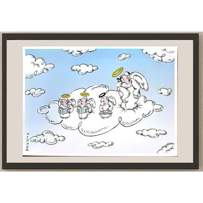 Ali Miraee 29x21cm Orijinal Karikatür BOD04589