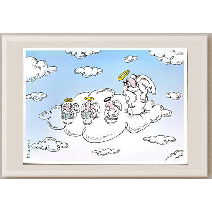 Ali Miraee 29x21cm Orijinal Karikatür BOD04589