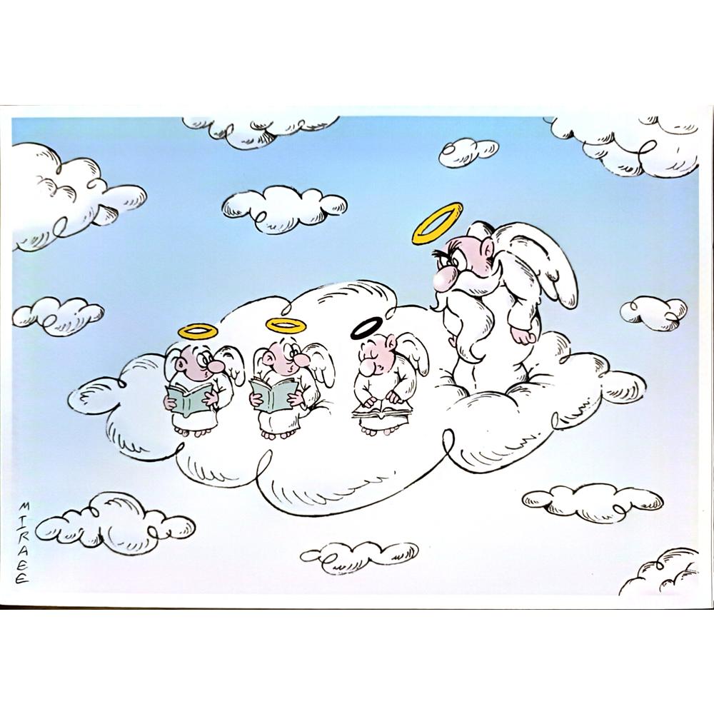 Ali Miraee 29x21cm Orijinal Karikatür BOD04589