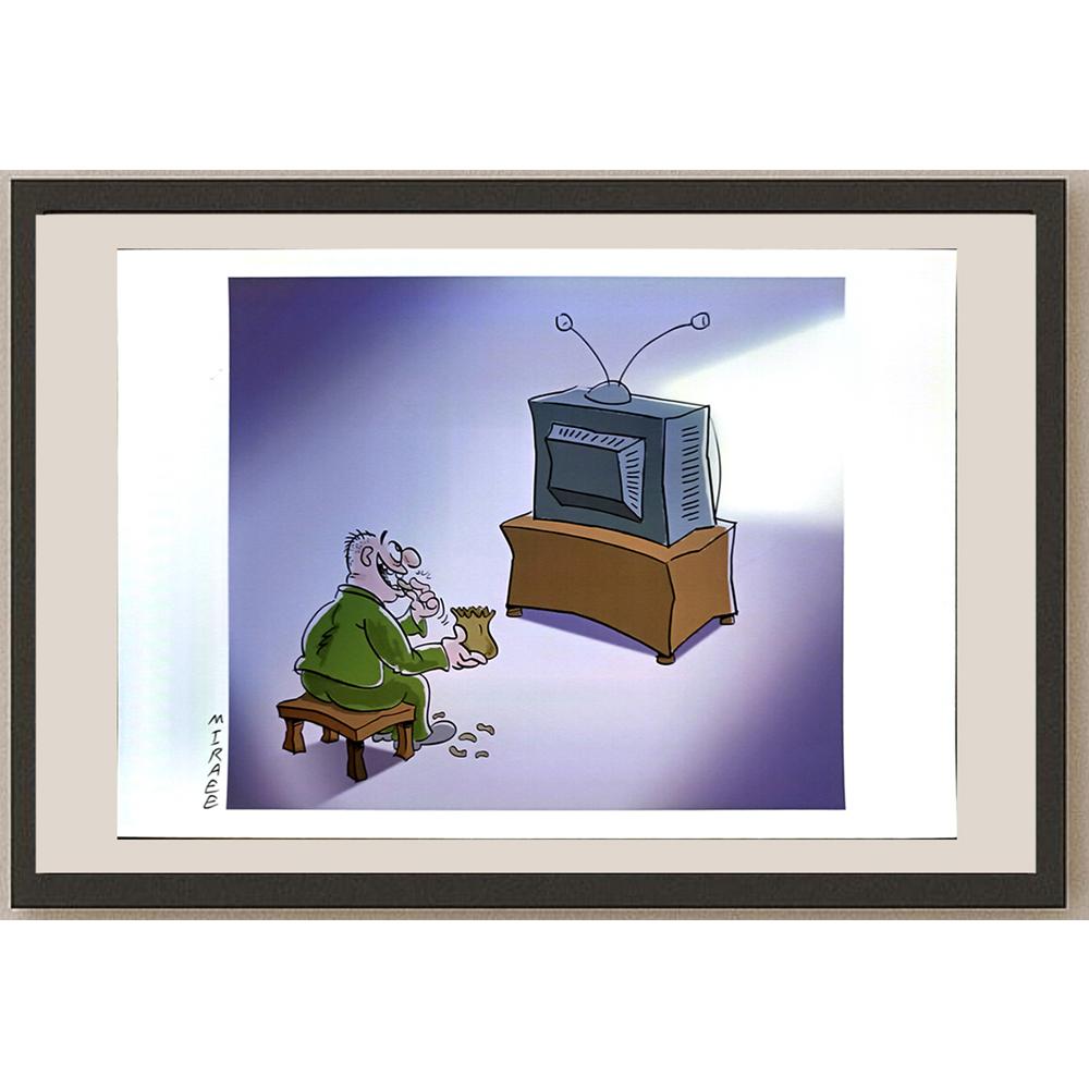 Ali Miraee 29x21cm Orijinal Karikatür BOD04590