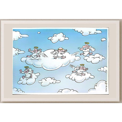Ali Miraee 29x21cm Orijinal Karikatür BOD04591