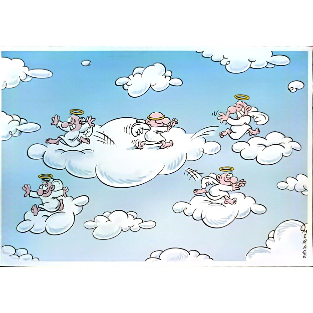 Ali Miraee 29x21cm Orijinal Karikatür BOD04591