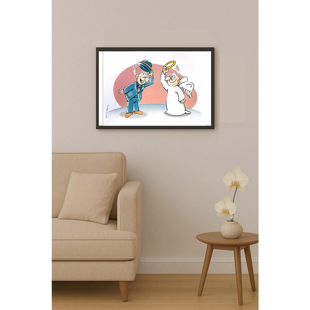 Ali Miraee 29x21cm Orijinal Karikatür BOD04592