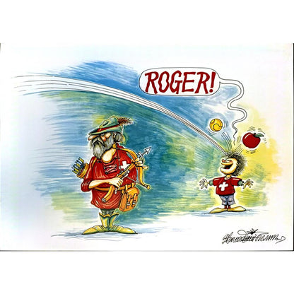 Goran Celicanin 29x21cm Orijinal Karikatür BOD04594