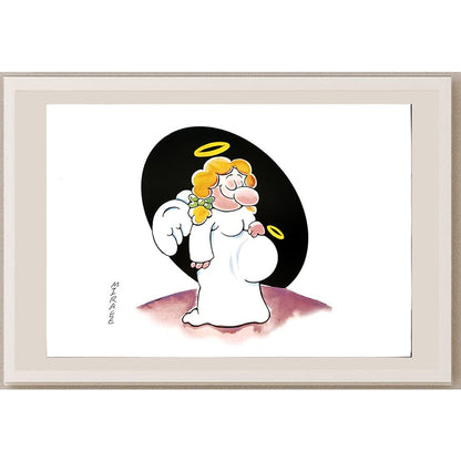 Ali Miraee 29x21cm Orijinal Karikatür BOD04595