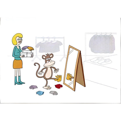 Dieter Bevers 29x21 Orijinal Karikatür BOD04597