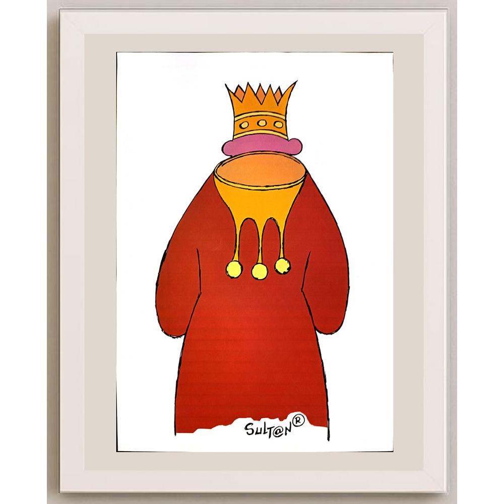 Reshad Sultanovic 29x21cm Orijinal Karikatür BOD04600