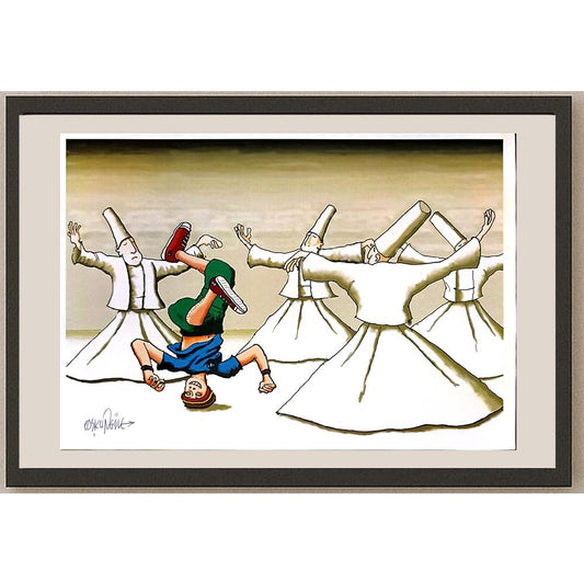 Coşkun Gök 29x21cm Orijinal Karikatür BOD04603