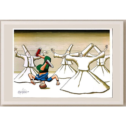 Coşkun Gök 29x21cm Orijinal Karikatür BOD04603
