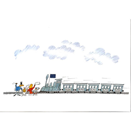 Dechko Nikolov 29x21cm Orijinal Karikatür BOD04606