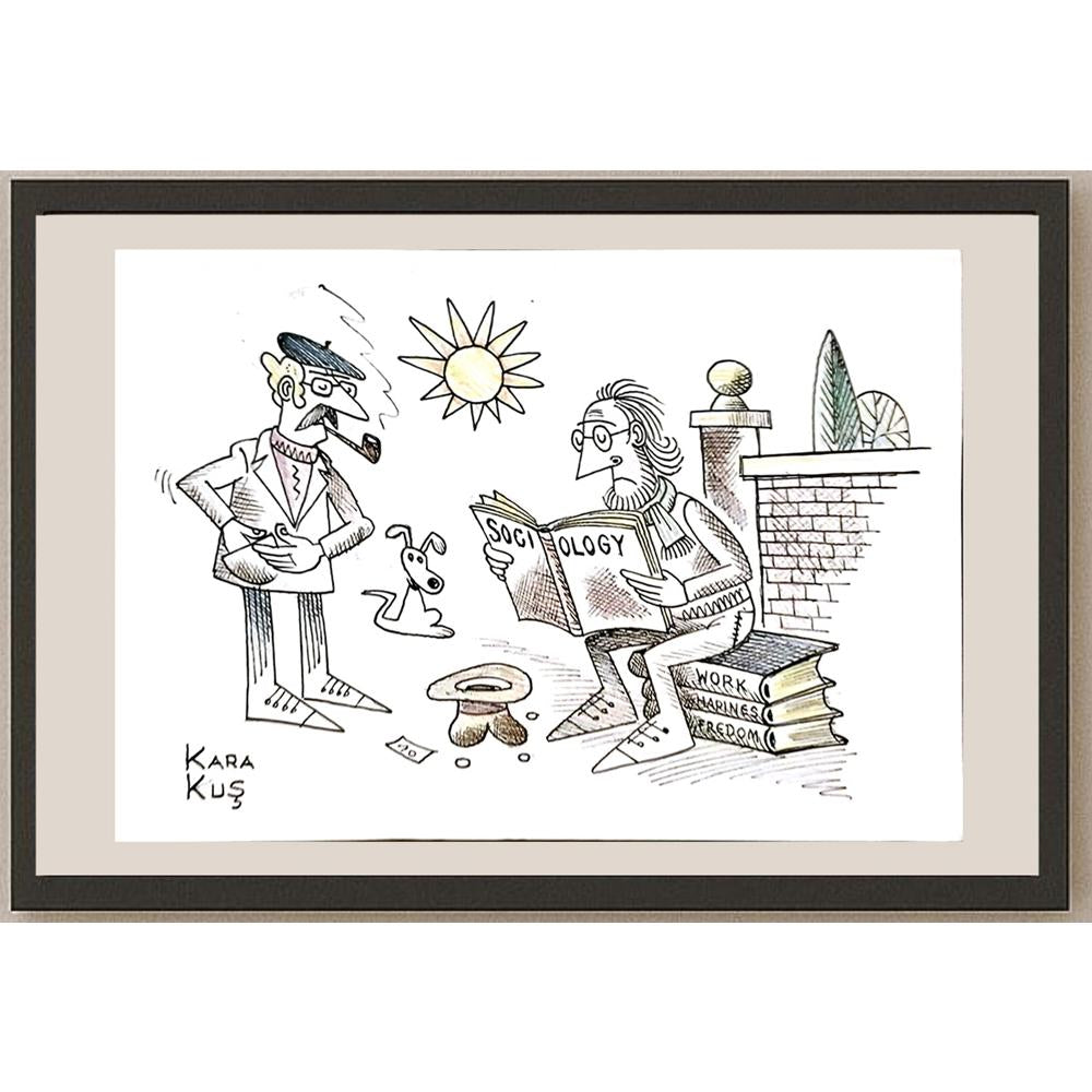 Ivan Karakosevic 35x25cm Orijinal Karikatür BOD04635