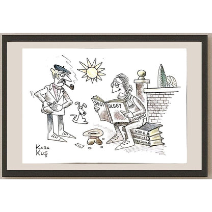Ivan Karakosevic 35x25cm Orijinal Karikatür BOD04635