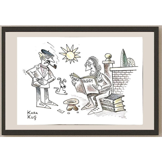 Ivan Karakosevic 35x25cm Orijinal Karikatür BOD04635
