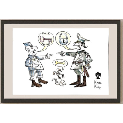 Ivan Karakosevic 35x25cm Orijinal Karikatür BOD04636